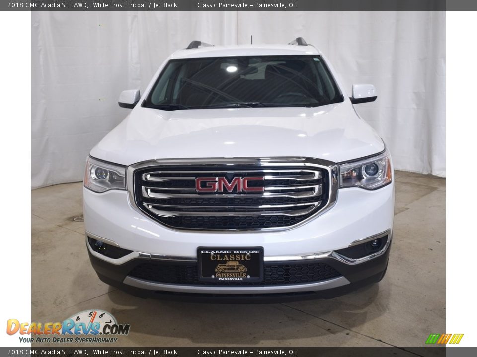 2018 GMC Acadia SLE AWD White Frost Tricoat / Jet Black Photo #4