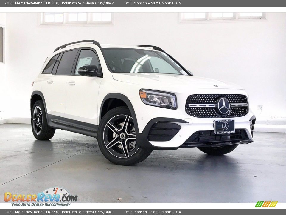 2021 Mercedes-Benz GLB 250 Polar White / Neva Grey/Black Photo #12