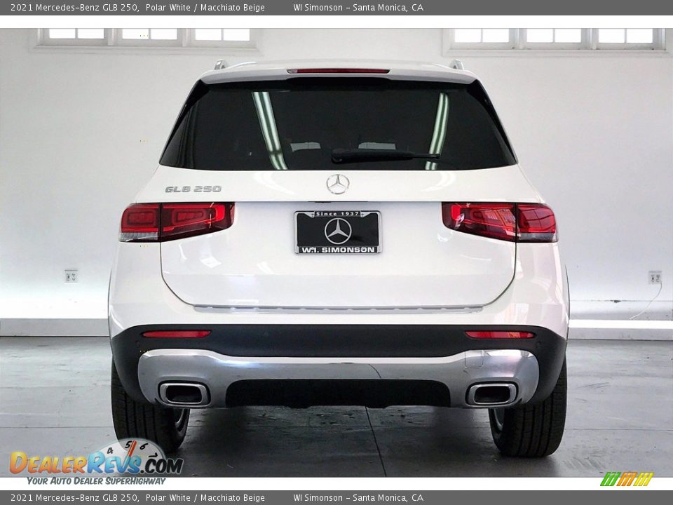 2021 Mercedes-Benz GLB 250 Polar White / Macchiato Beige Photo #3