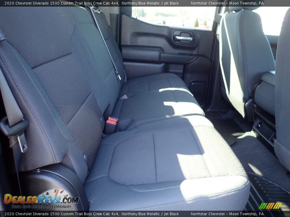 2020 Chevrolet Silverado 1500 Custom Trail Boss Crew Cab 4x4 Northsky Blue Metallic / Jet Black Photo #17