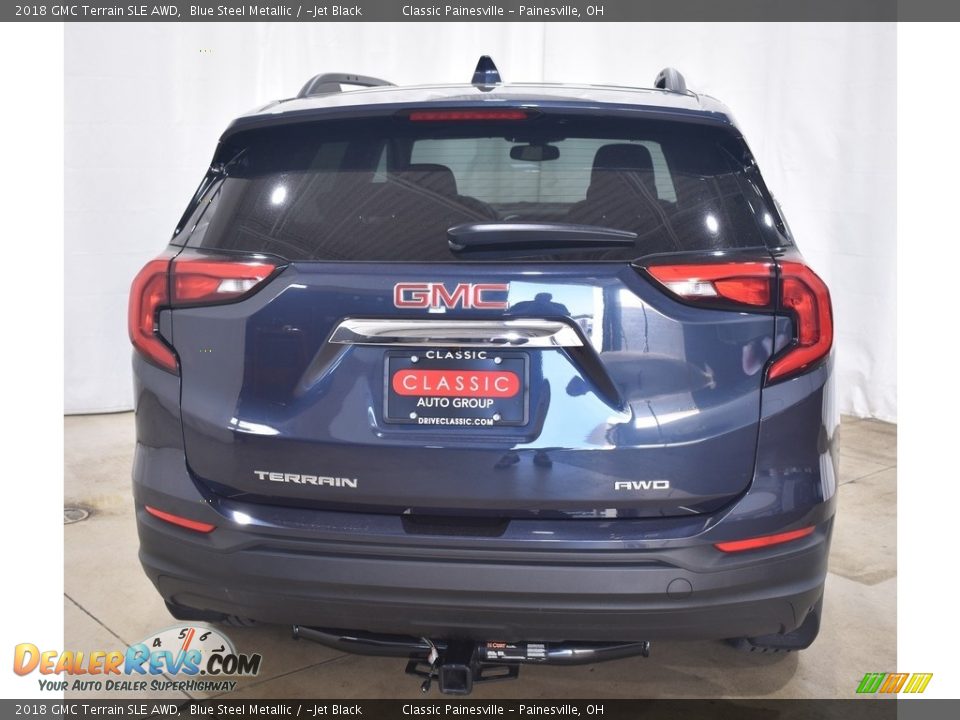 2018 GMC Terrain SLE AWD Blue Steel Metallic / ­Jet Black Photo #3