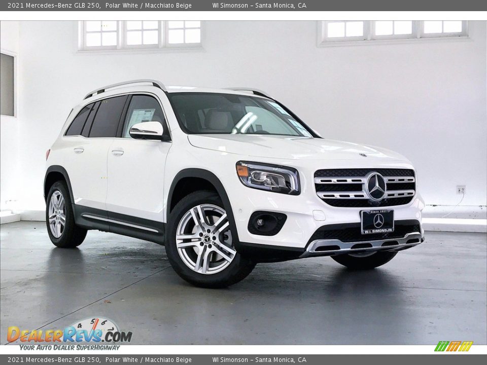 2021 Mercedes-Benz GLB 250 Polar White / Macchiato Beige Photo #12