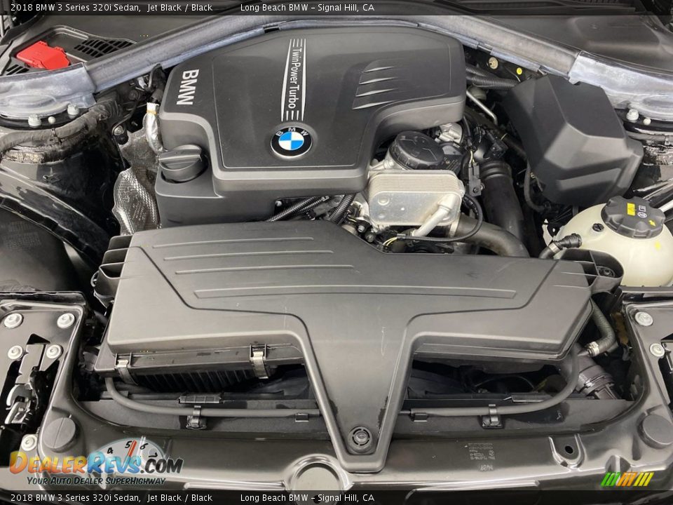 2018 BMW 3 Series 320i Sedan Jet Black / Black Photo #12