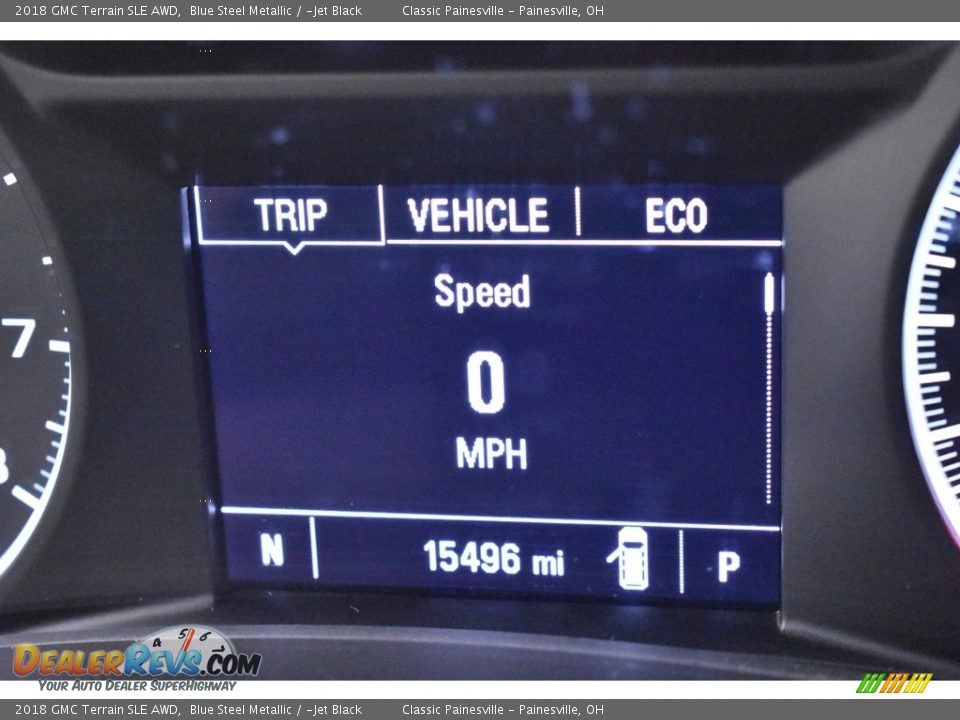 2018 GMC Terrain SLE AWD Blue Steel Metallic / ­Jet Black Photo #15