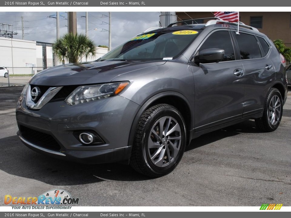 2016 Nissan Rogue SL Gun Metallic / Charcoal Photo #5