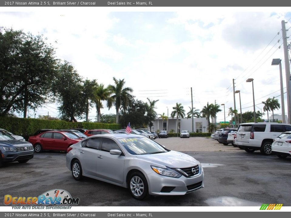 2017 Nissan Altima 2.5 S Brilliant Silver / Charcoal Photo #1