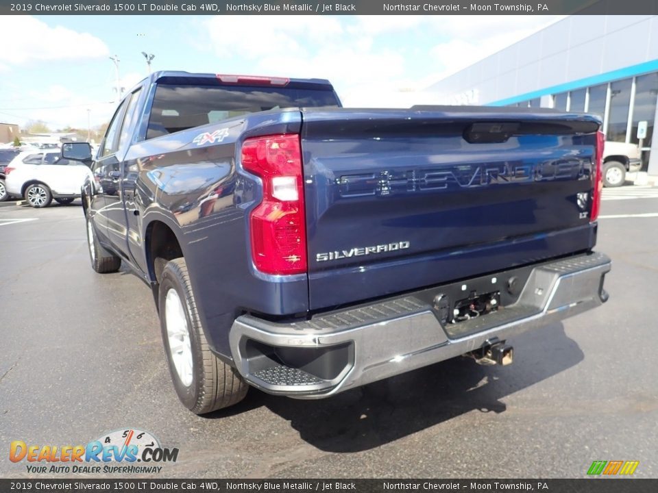 2019 Chevrolet Silverado 1500 LT Double Cab 4WD Northsky Blue Metallic / Jet Black Photo #5