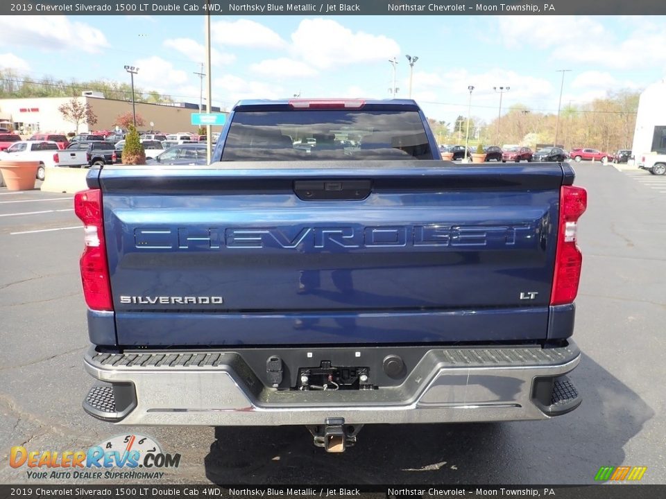 2019 Chevrolet Silverado 1500 LT Double Cab 4WD Northsky Blue Metallic / Jet Black Photo #6