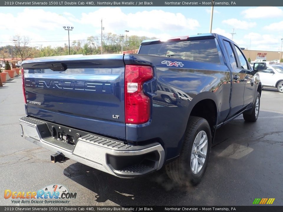 2019 Chevrolet Silverado 1500 LT Double Cab 4WD Northsky Blue Metallic / Jet Black Photo #7