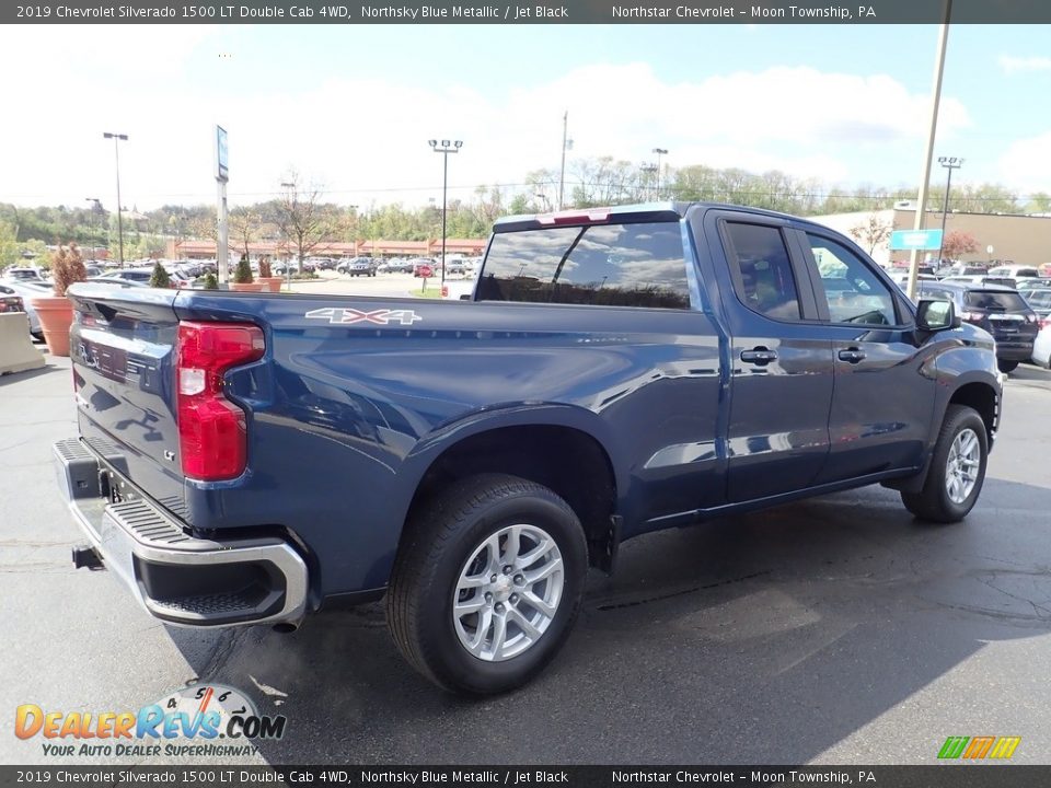 2019 Chevrolet Silverado 1500 LT Double Cab 4WD Northsky Blue Metallic / Jet Black Photo #8