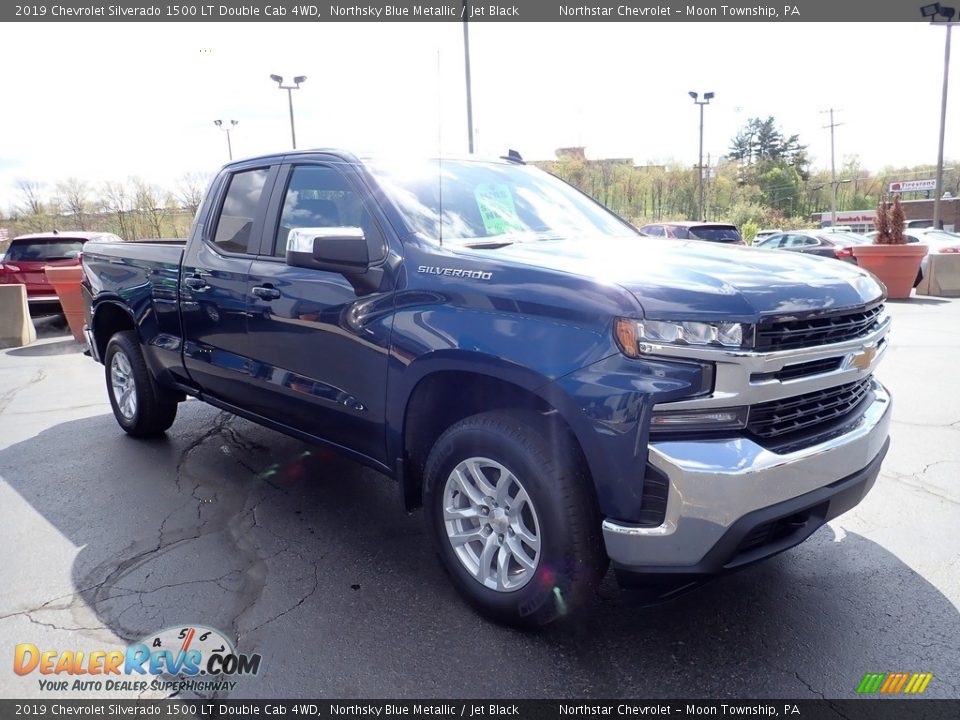 2019 Chevrolet Silverado 1500 LT Double Cab 4WD Northsky Blue Metallic / Jet Black Photo #10