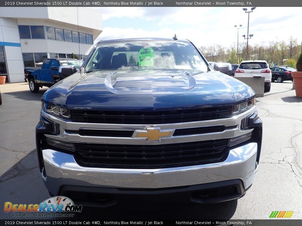 2019 Chevrolet Silverado 1500 LT Double Cab 4WD Northsky Blue Metallic / Jet Black Photo #12