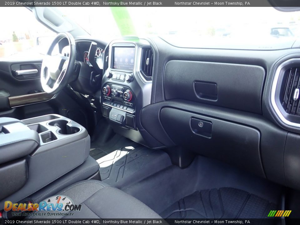 2019 Chevrolet Silverado 1500 LT Double Cab 4WD Northsky Blue Metallic / Jet Black Photo #15
