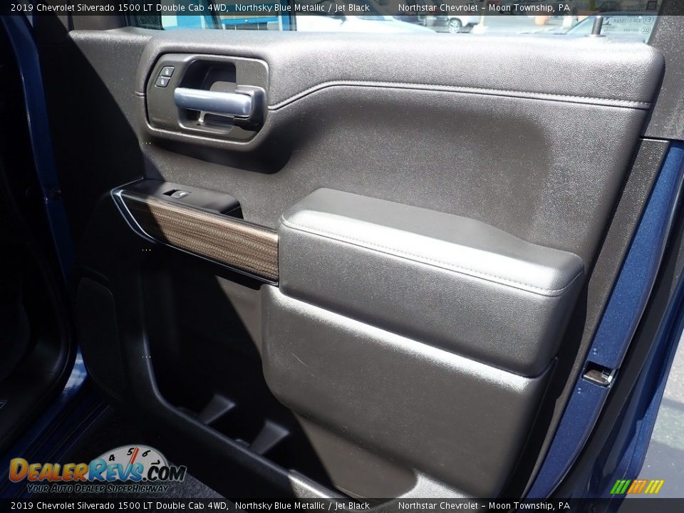2019 Chevrolet Silverado 1500 LT Double Cab 4WD Northsky Blue Metallic / Jet Black Photo #16