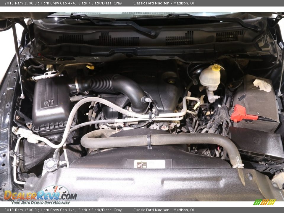 2013 Ram 1500 Big Horn Crew Cab 4x4 Black / Black/Diesel Gray Photo #19