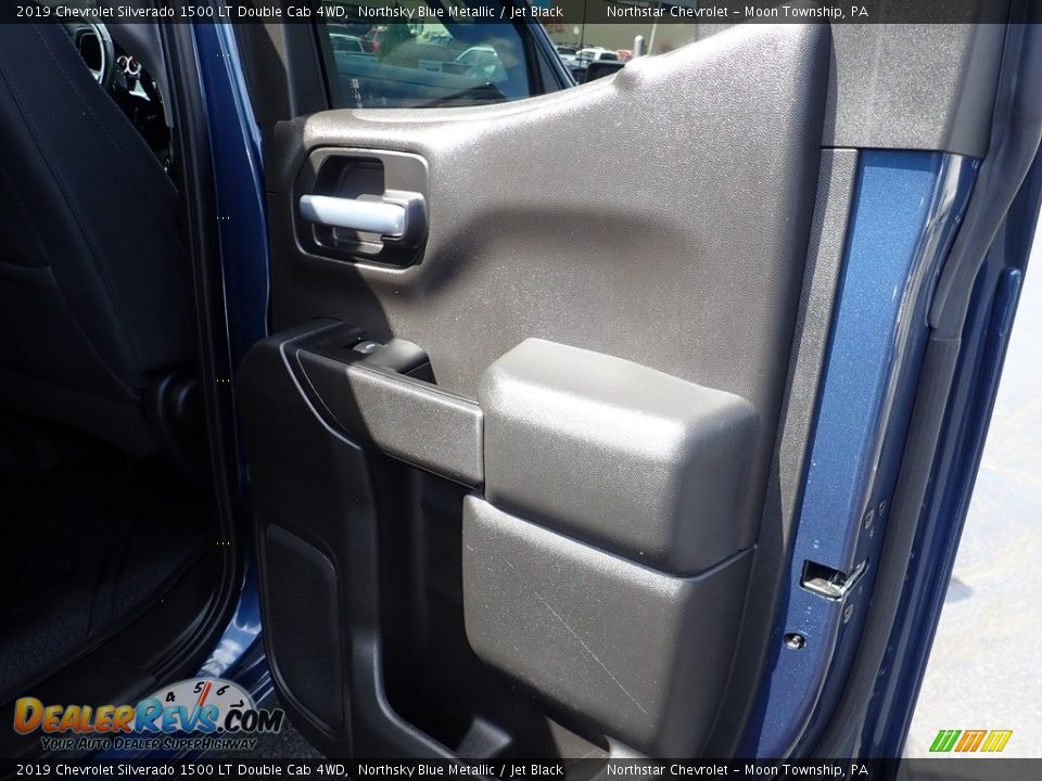 2019 Chevrolet Silverado 1500 LT Double Cab 4WD Northsky Blue Metallic / Jet Black Photo #18