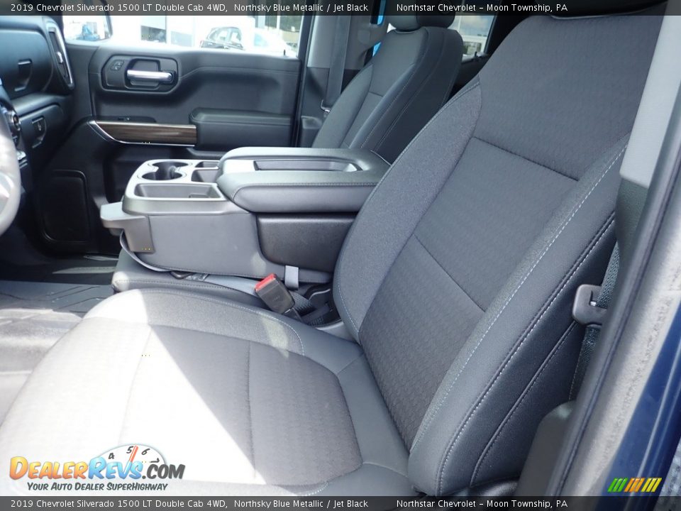 2019 Chevrolet Silverado 1500 LT Double Cab 4WD Northsky Blue Metallic / Jet Black Photo #20