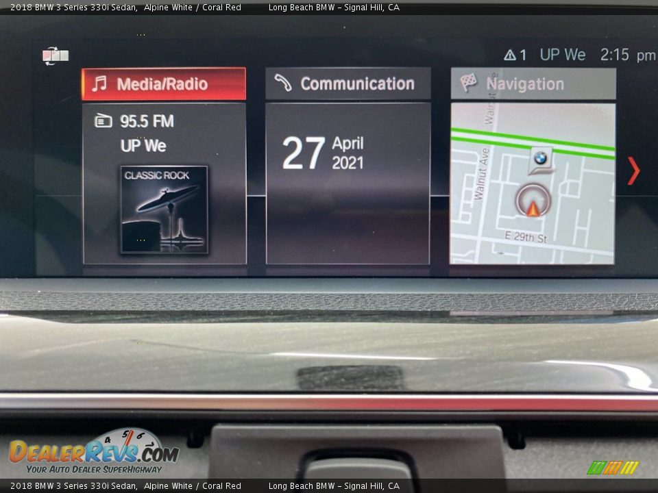 2018 BMW 3 Series 330i Sedan Alpine White / Coral Red Photo #23