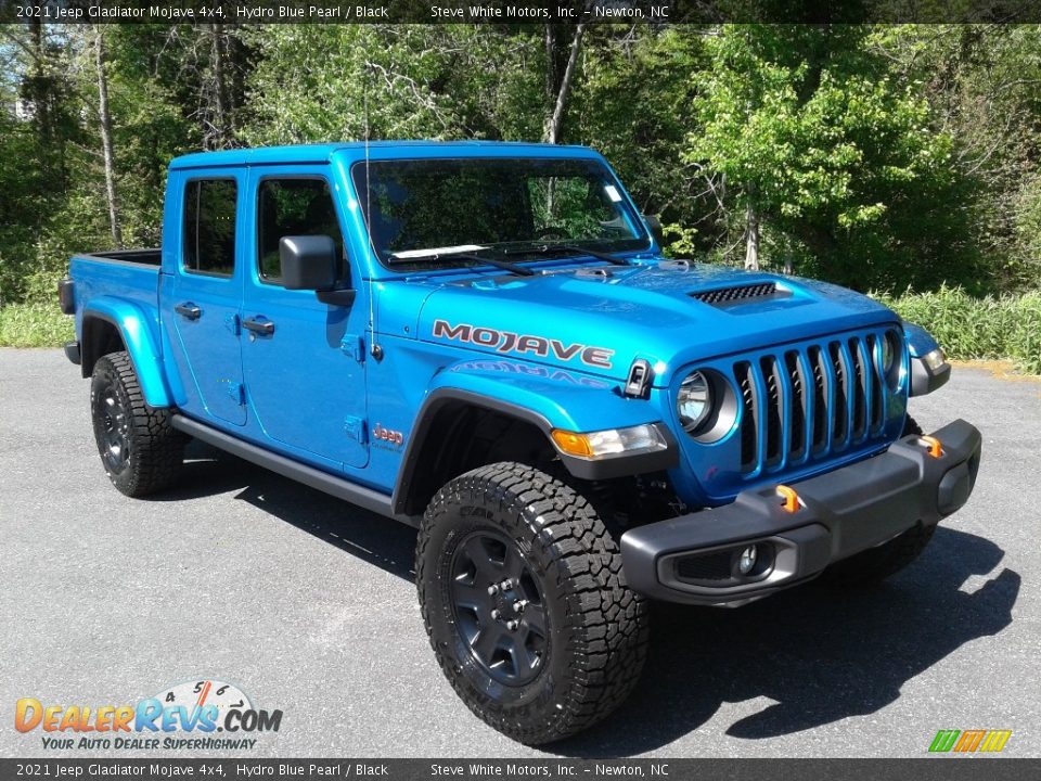 2021 Jeep Gladiator Mojave 4x4 Hydro Blue Pearl / Black Photo #4