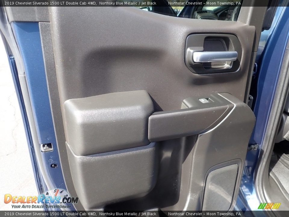 2019 Chevrolet Silverado 1500 LT Double Cab 4WD Northsky Blue Metallic / Jet Black Photo #23