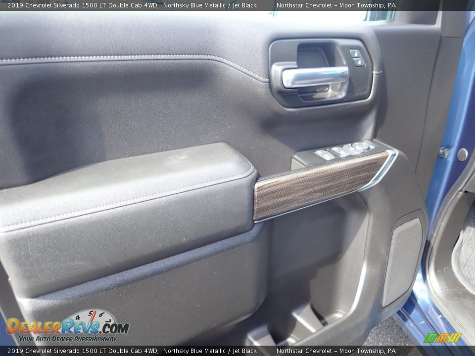 2019 Chevrolet Silverado 1500 LT Double Cab 4WD Northsky Blue Metallic / Jet Black Photo #24