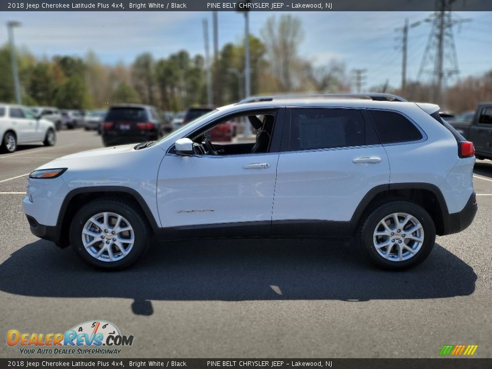 2018 Jeep Cherokee Latitude Plus 4x4 Bright White / Black Photo #17