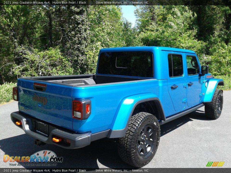 2021 Jeep Gladiator Mojave 4x4 Hydro Blue Pearl / Black Photo #6