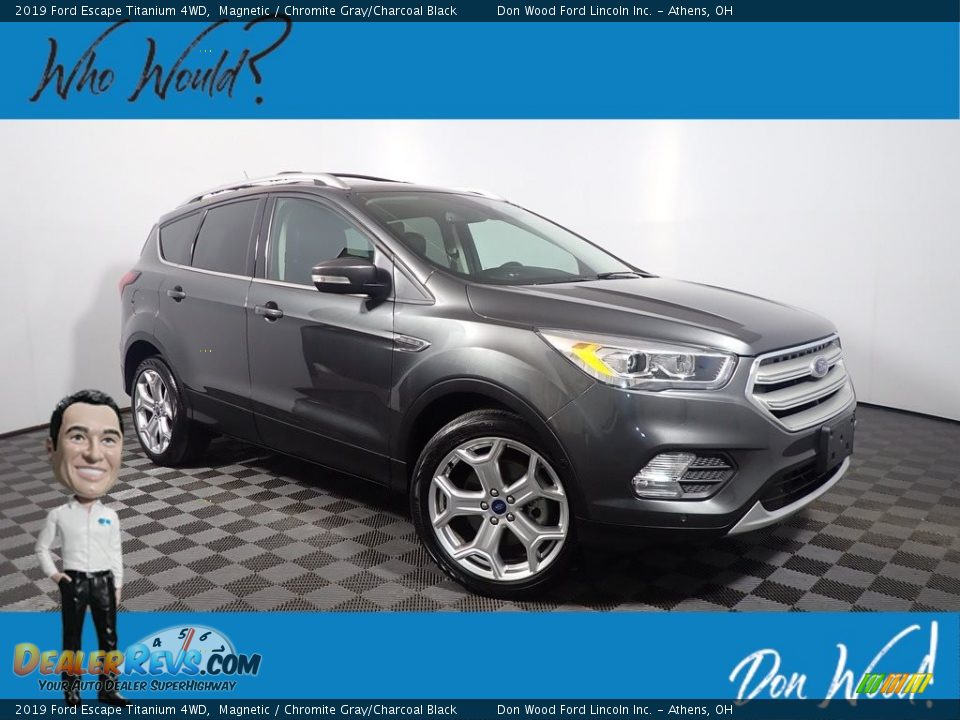 2019 Ford Escape Titanium 4WD Magnetic / Chromite Gray/Charcoal Black Photo #1