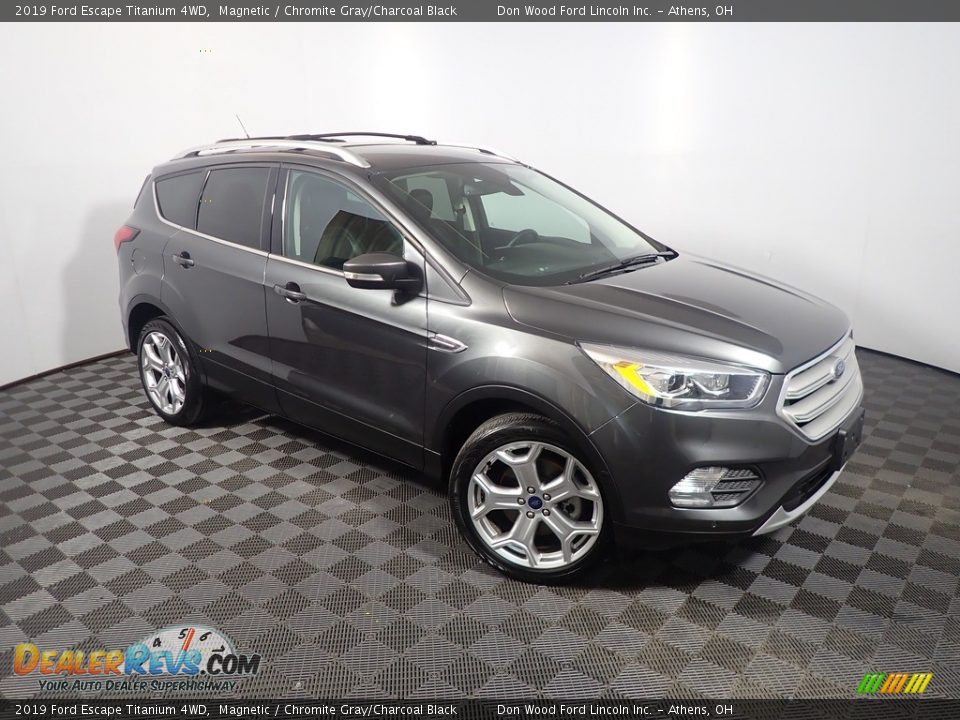 2019 Ford Escape Titanium 4WD Magnetic / Chromite Gray/Charcoal Black Photo #4