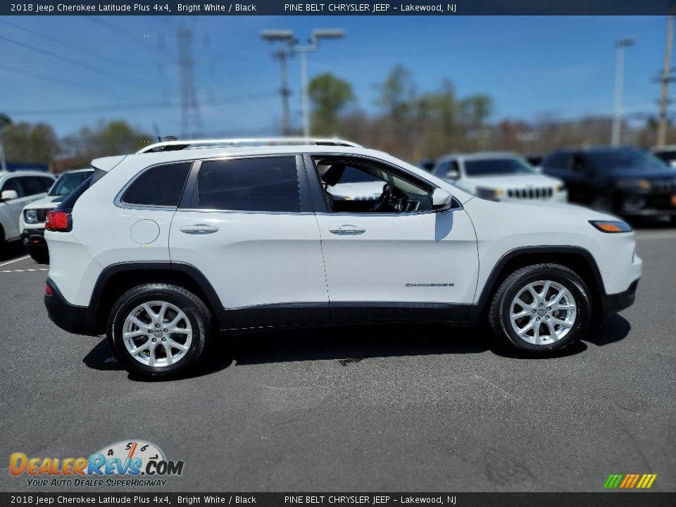 2018 Jeep Cherokee Latitude Plus 4x4 Bright White / Black Photo #27