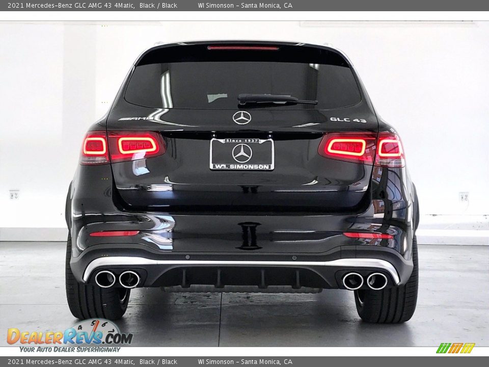 2021 Mercedes-Benz GLC AMG 43 4Matic Black / Black Photo #3