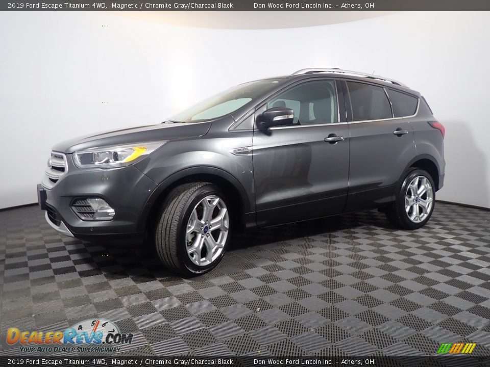 2019 Ford Escape Titanium 4WD Magnetic / Chromite Gray/Charcoal Black Photo #9