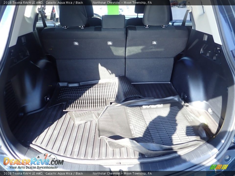 2018 Toyota RAV4 LE AWD Galactic Aqua Mica / Black Photo #7