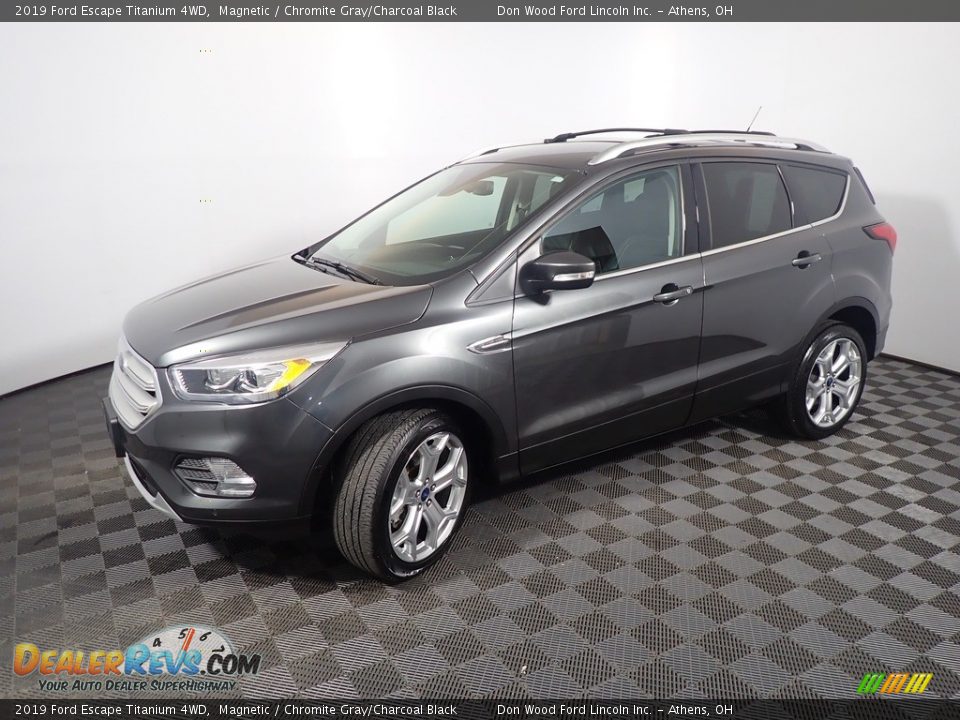 2019 Ford Escape Titanium 4WD Magnetic / Chromite Gray/Charcoal Black Photo #10