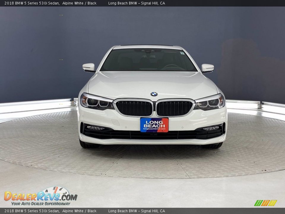 2018 BMW 5 Series 530i Sedan Alpine White / Black Photo #2