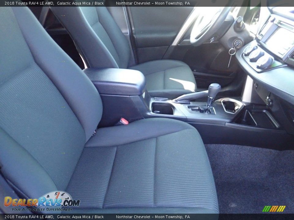 2018 Toyota RAV4 LE AWD Galactic Aqua Mica / Black Photo #15