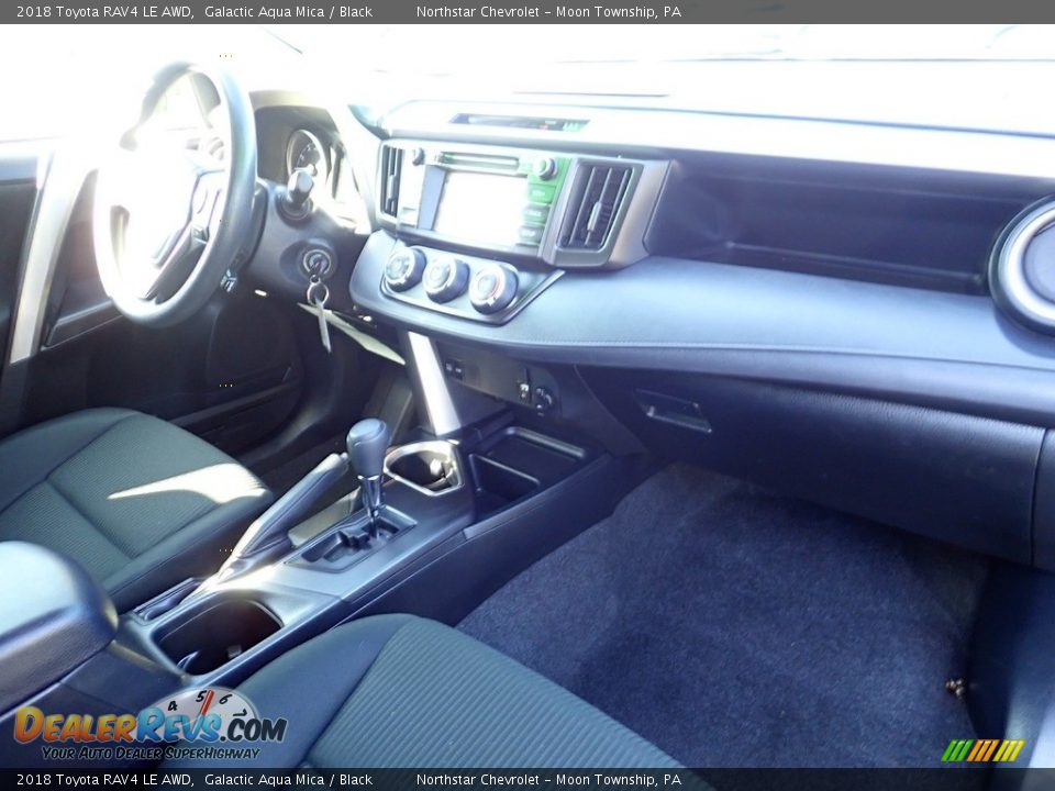 2018 Toyota RAV4 LE AWD Galactic Aqua Mica / Black Photo #16