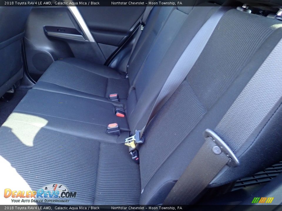 2018 Toyota RAV4 LE AWD Galactic Aqua Mica / Black Photo #21