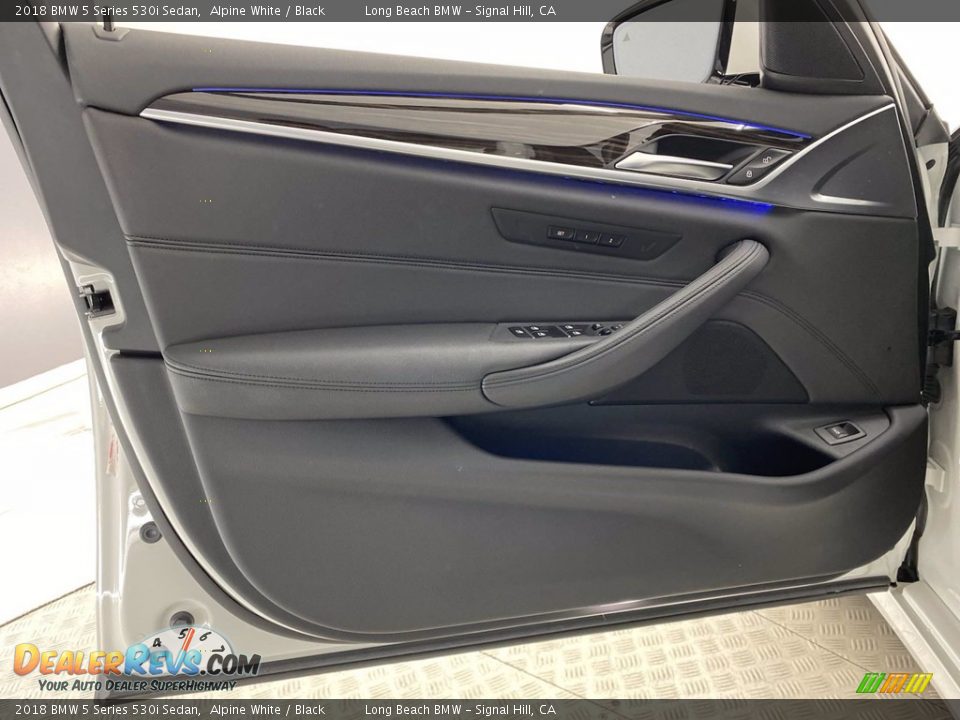 2018 BMW 5 Series 530i Sedan Alpine White / Black Photo #13