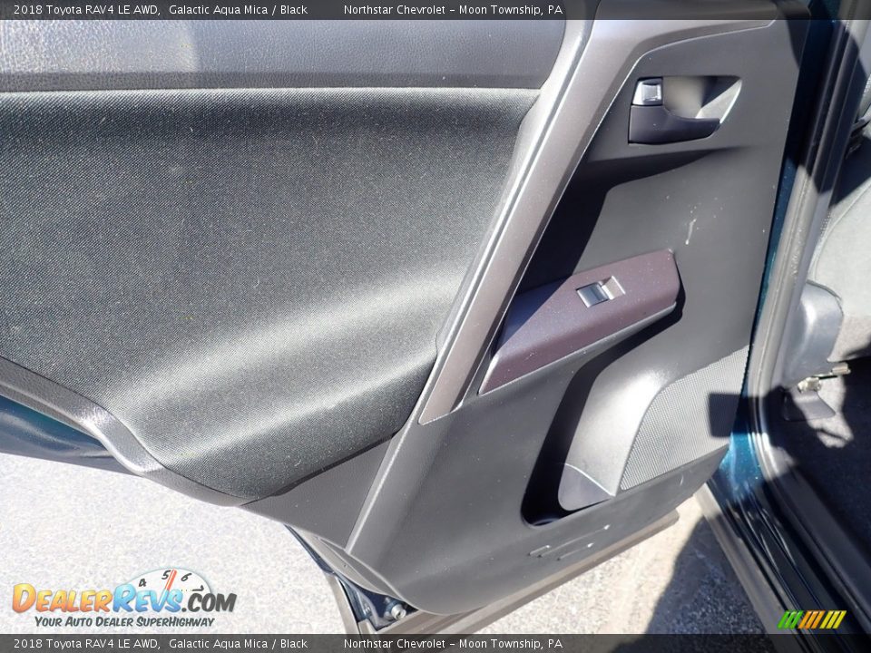 2018 Toyota RAV4 LE AWD Galactic Aqua Mica / Black Photo #23