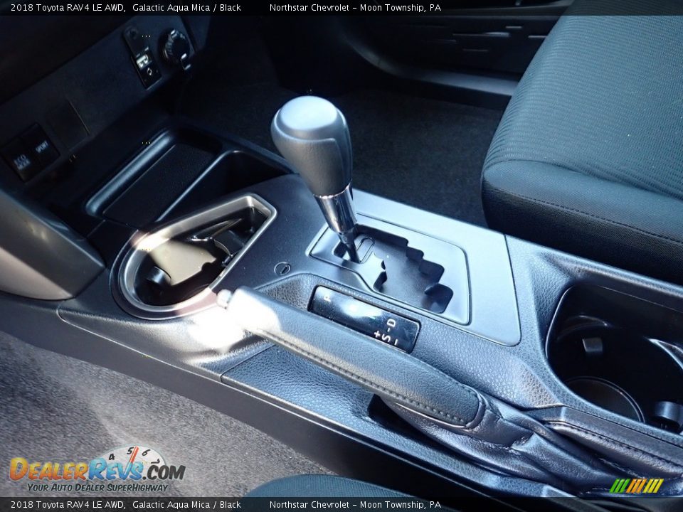 2018 Toyota RAV4 LE AWD Galactic Aqua Mica / Black Photo #25