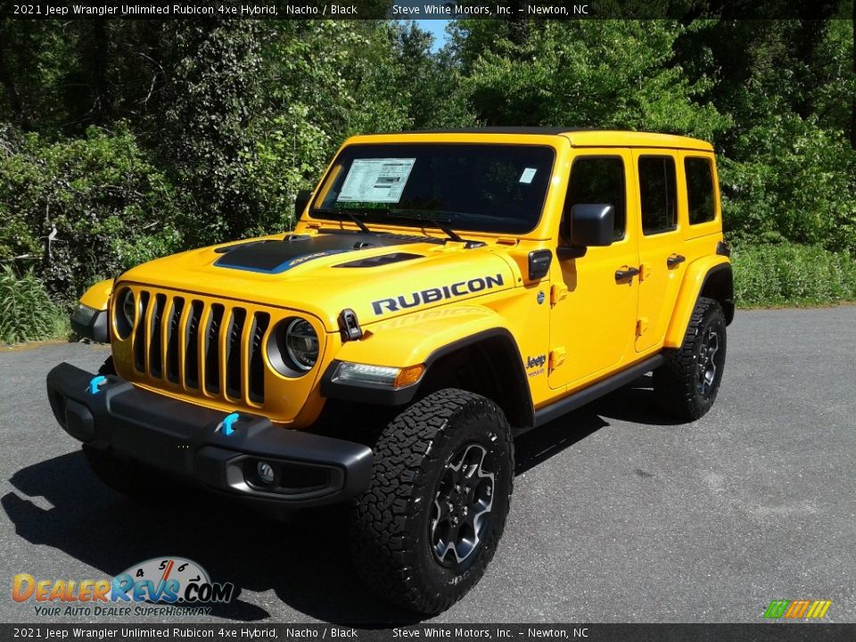 2021 Jeep Wrangler Unlimited Rubicon 4xe Hybrid Nacho / Black Photo #2