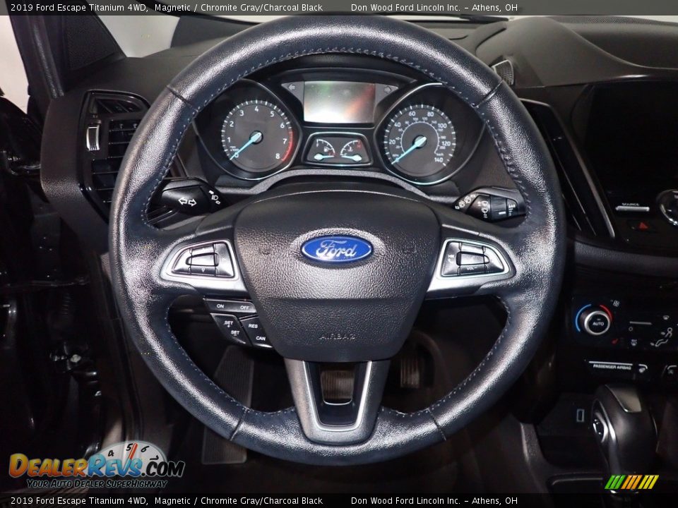 2019 Ford Escape Titanium 4WD Magnetic / Chromite Gray/Charcoal Black Photo #28