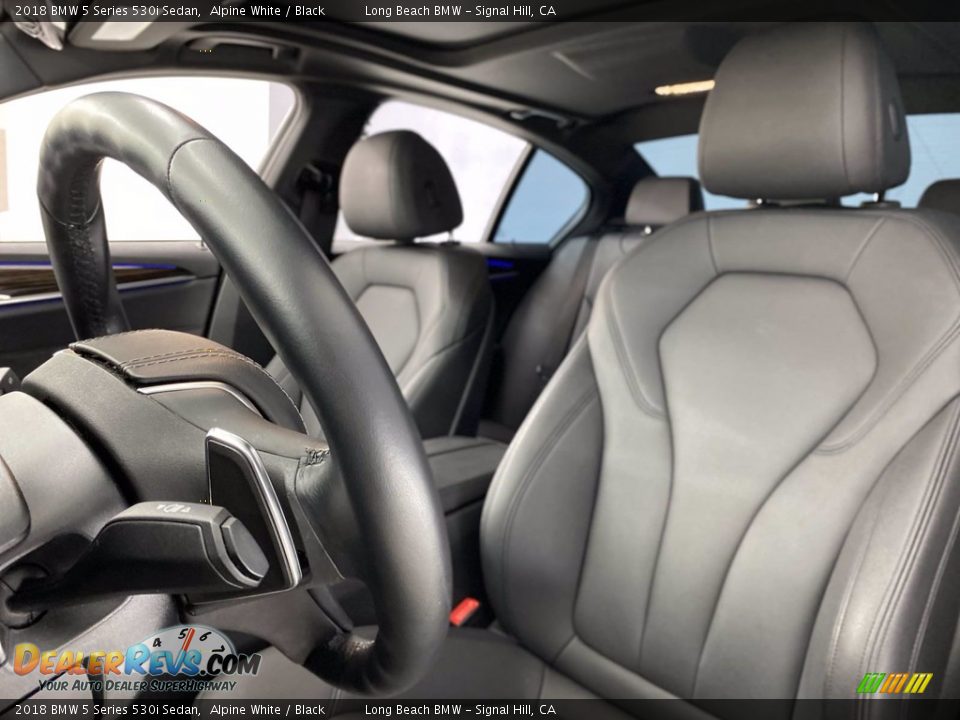 2018 BMW 5 Series 530i Sedan Alpine White / Black Photo #17