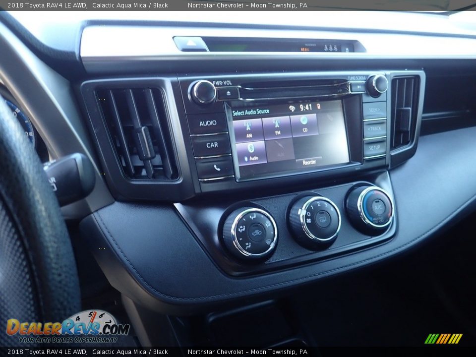 2018 Toyota RAV4 LE AWD Galactic Aqua Mica / Black Photo #27