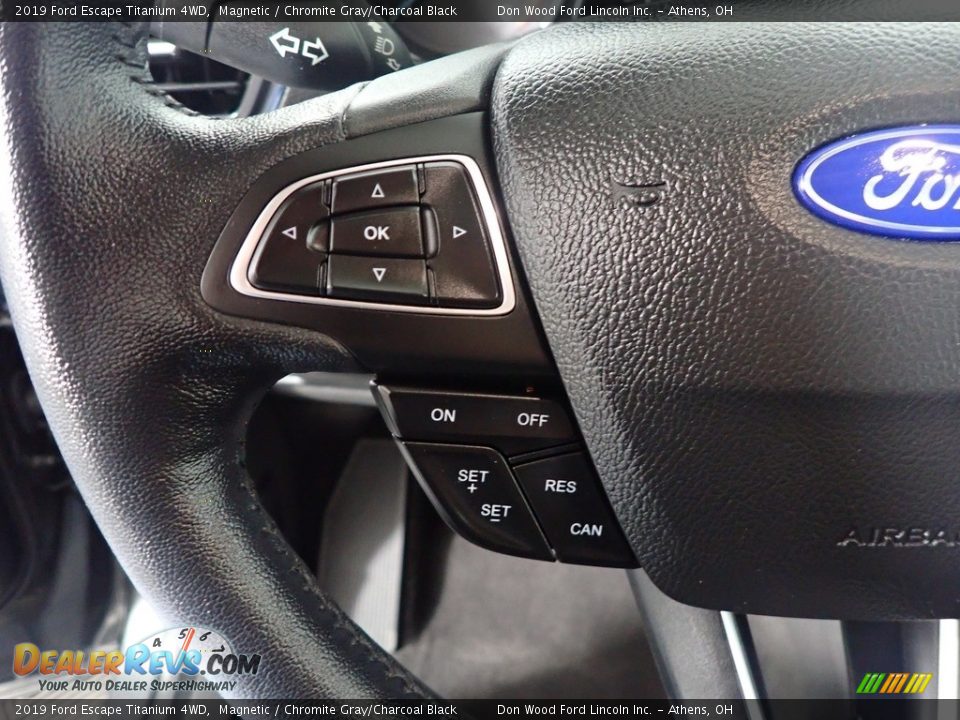 2019 Ford Escape Titanium 4WD Magnetic / Chromite Gray/Charcoal Black Photo #30