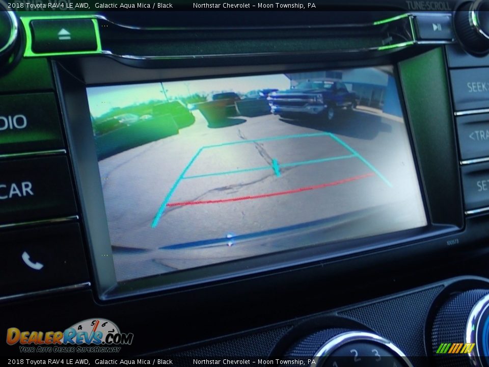 2018 Toyota RAV4 LE AWD Galactic Aqua Mica / Black Photo #30