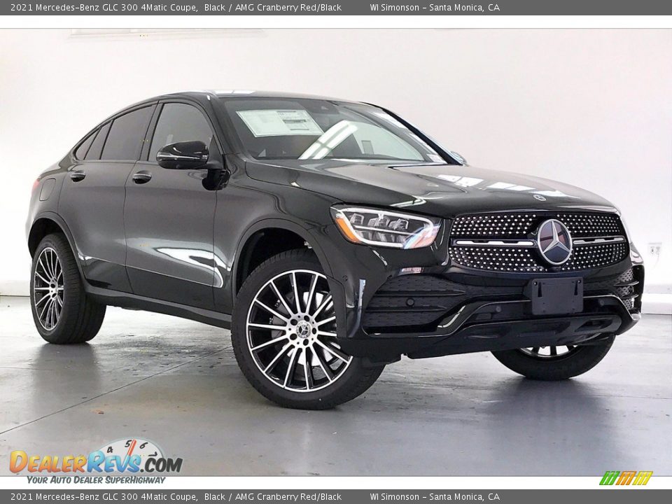 Front 3/4 View of 2021 Mercedes-Benz GLC 300 4Matic Coupe Photo #12