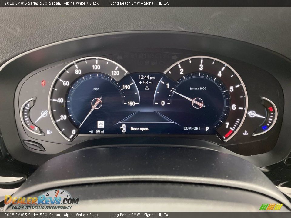 2018 BMW 5 Series 530i Sedan Alpine White / Black Photo #21