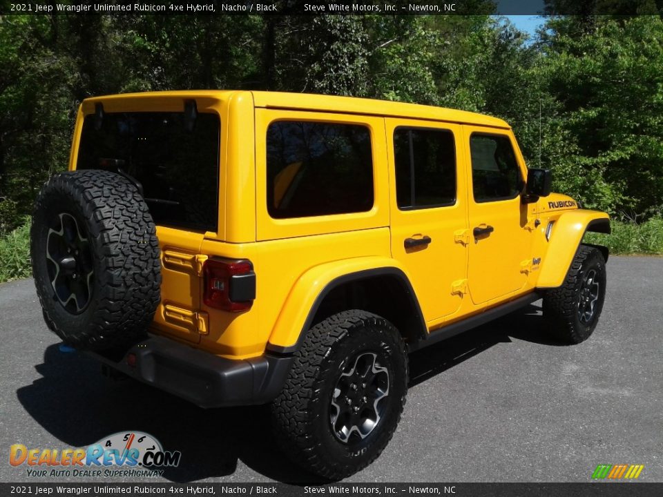 2021 Jeep Wrangler Unlimited Rubicon 4xe Hybrid Nacho / Black Photo #9